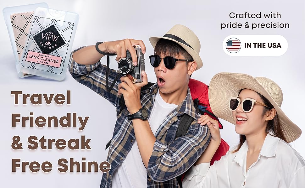 Travel Friendly lens spray