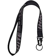 SonKu Lanyards for Keys,Classic Keychain Fashion Keychains Lanyard (Black) | Neck strap for keys,...