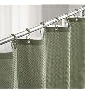 Lameirose Shower Curtain and Liner Set, 3 in 1 Waffle Shower Curtain Set with 12 Double Sided Sho...