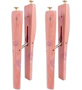 FootFitter Cedar Boot Tree Shaft Shaper, Reduce Creases & Maintain Shape, Unisex Wooden Boot Inse...