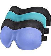 AMAZKER Sleep Mask Invisible Alar Deep Orbit 3D Eye Mask Ultra Lightweight & Comfortable Sleeping...