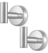 VINHOLD Suction Cup Hooks for Shower, Shower Hooks for Hanging Towels, Robes, Bath Balls, Stainle...