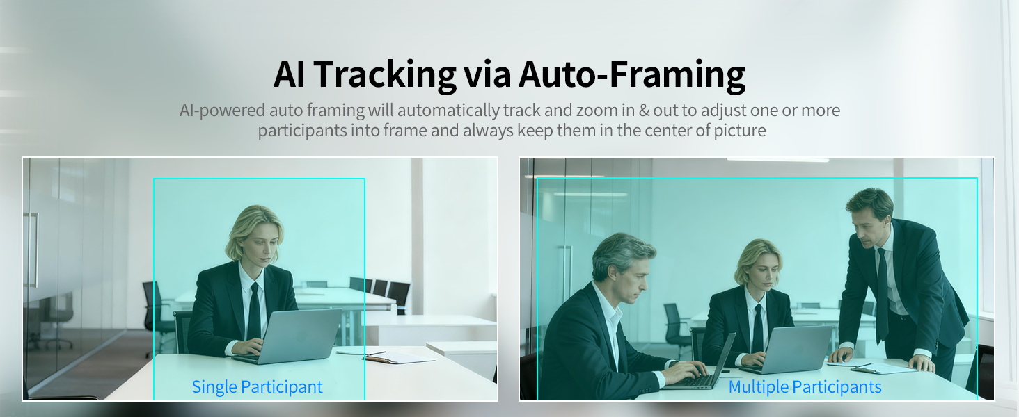 ai auto framing webcam