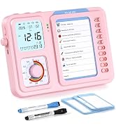PERSUPER 3-in-1 Visual Timer, ADHD Tool for Kids & Adults | Rainbow 60-Minute Countdown Task Time...