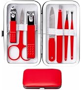 Manicure Set Nail Clipper Set Women Men Stainless Steel Toe Finger Nail Clippers Kit Personal Car...