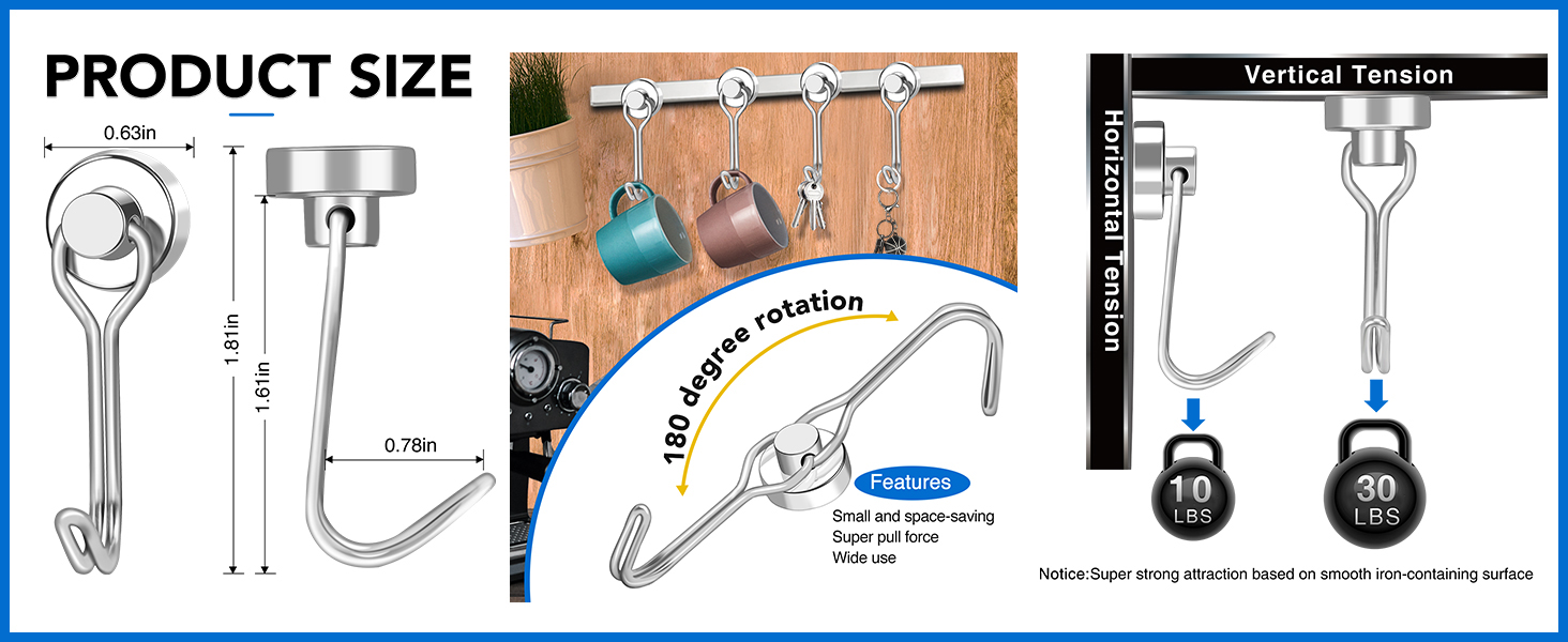 magnetic hooks