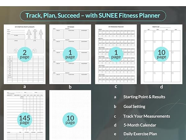 Fitness Journal Workout Planner