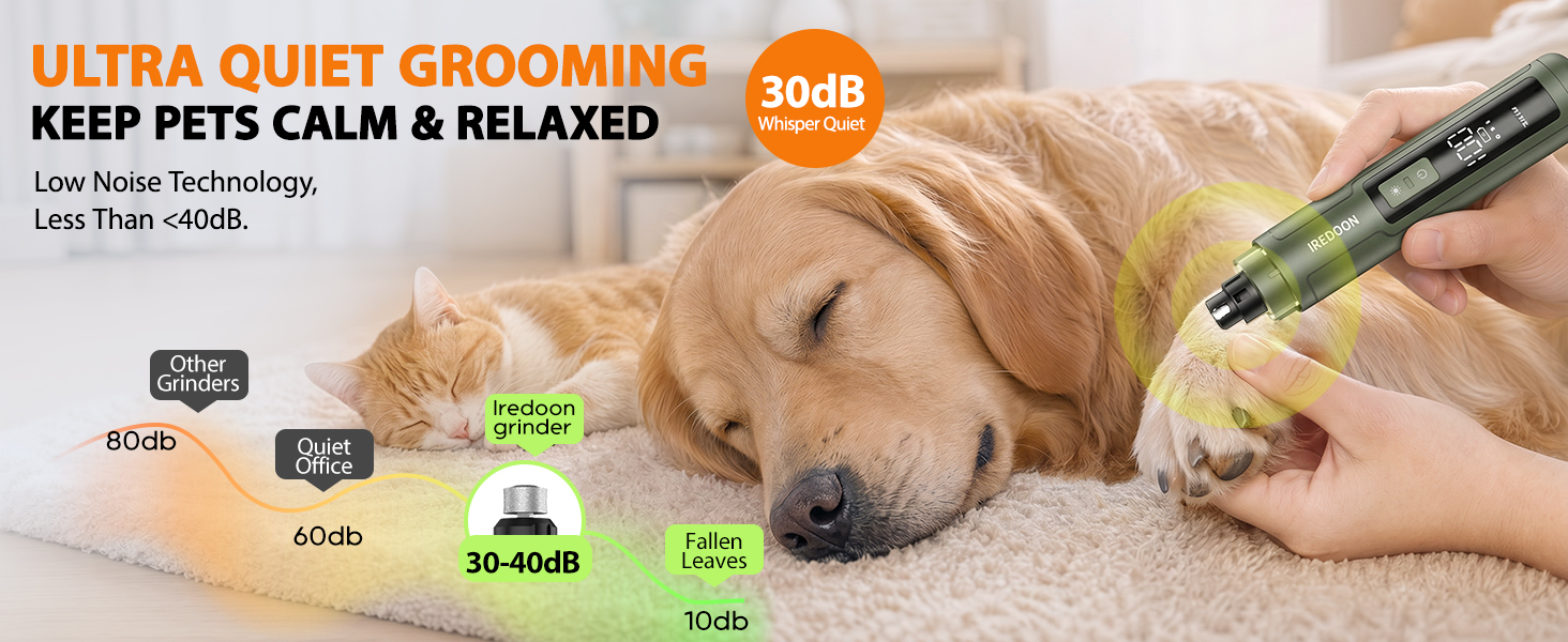 dog nail grinder quiet