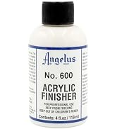 Angelus No. 600 Acrylic Leather Finisher – Flexible Clear Coat for Leather Shoes, Bags, Jackets &...
