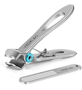 Nail Clippers for Men – Vepkuso Toenail Clippers for Thick Toenails for Seniors Wide Jaw Large Pr...