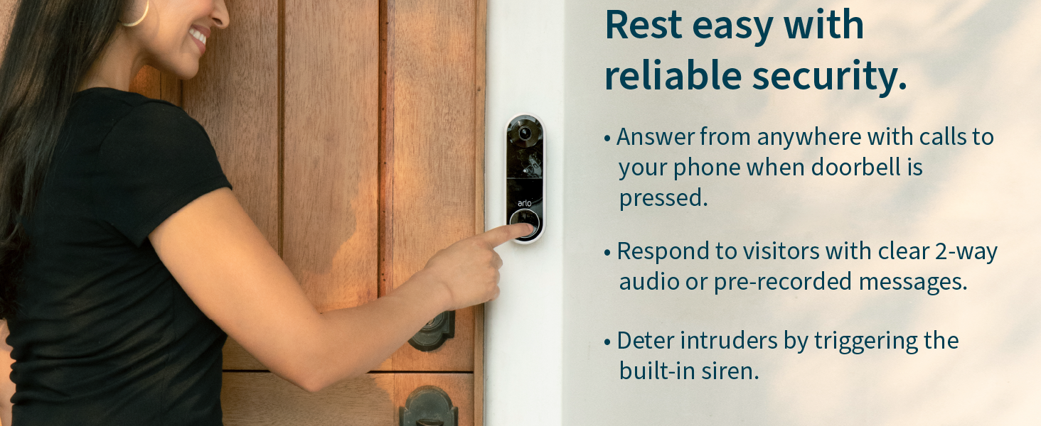 Arlo Essential Wired Video Doorbell
