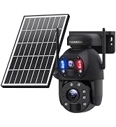 50X Optical Zoom Security Camera, 4G LTE Cellular Home Security Camera, 6MP HD, Two-Way Audio, Ba...