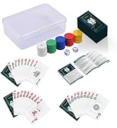 HomeyVenture Mahjong Set Card Game, Mahjong Card, Waterproof Gift Poker Game Mahjong Tile Set, ??