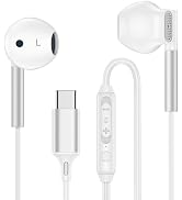 Whotper USB Type C Wired Earbuds for iPhone 17/17 Pro/17 Pro Max/16 Pro/16/15, USB C Headphones W...
