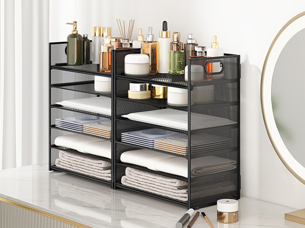 2-Pack desk paper tray organizer