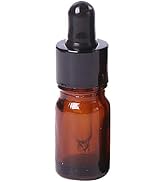 ZGLUZP 1Pc 5ML Amber Brown Glass Bottles with Dropper Pipettes Liquid Eye Dropper Brown 5Ml Styli...