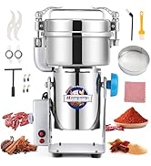 Moongiantgo Grain Mill Grinder Electric 800g High Speed Stainless Steel Grinder Pulverizer Commer...