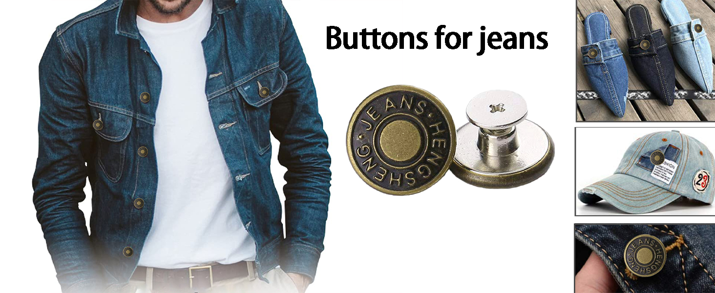 buttons for jeans