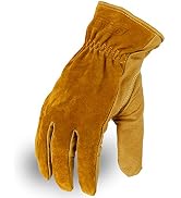 Ironclad ULD-C5-02-S limitless 360° Cut Leather Driver Work Gloves, Small, Tan