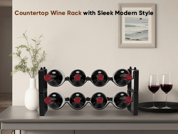 Tabletop wine rack
