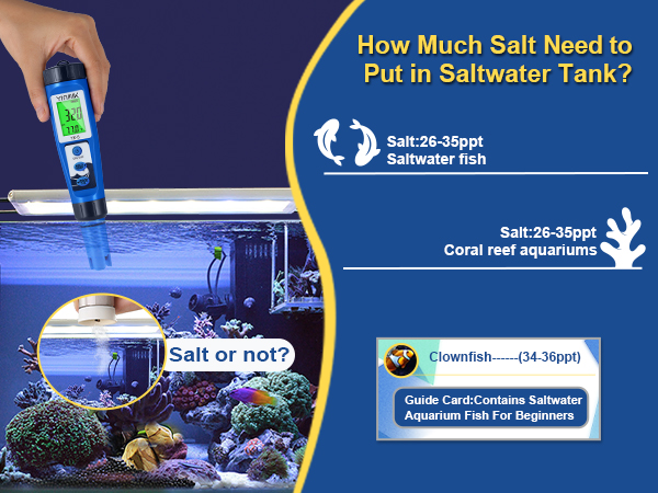 salinity tester for saltwater aquarium