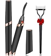 DUST2OASIS Heated Eyelash Curlers, Electric Eyelash Curlers, Rechargeable Lash Curler with Eyelas...