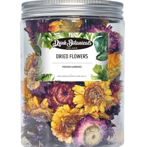 edible dried flowers chrysanthemum flower cocktail garnish cake decoration tea infusion drink