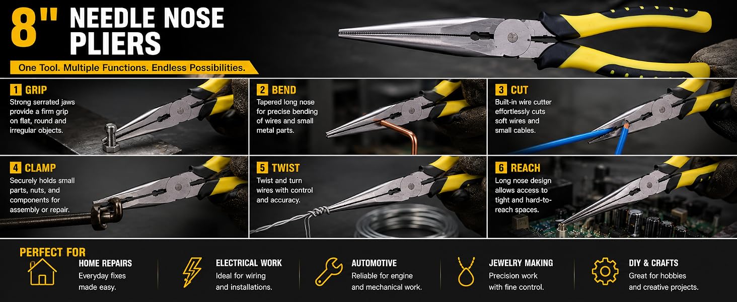 long nose pliers