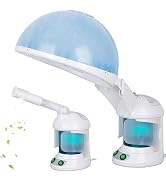 Nova Microdermabrasion Hair Steamer Professional 3 in 1 Ozone Facial Steamer w/Bonnet Hood, Perso...