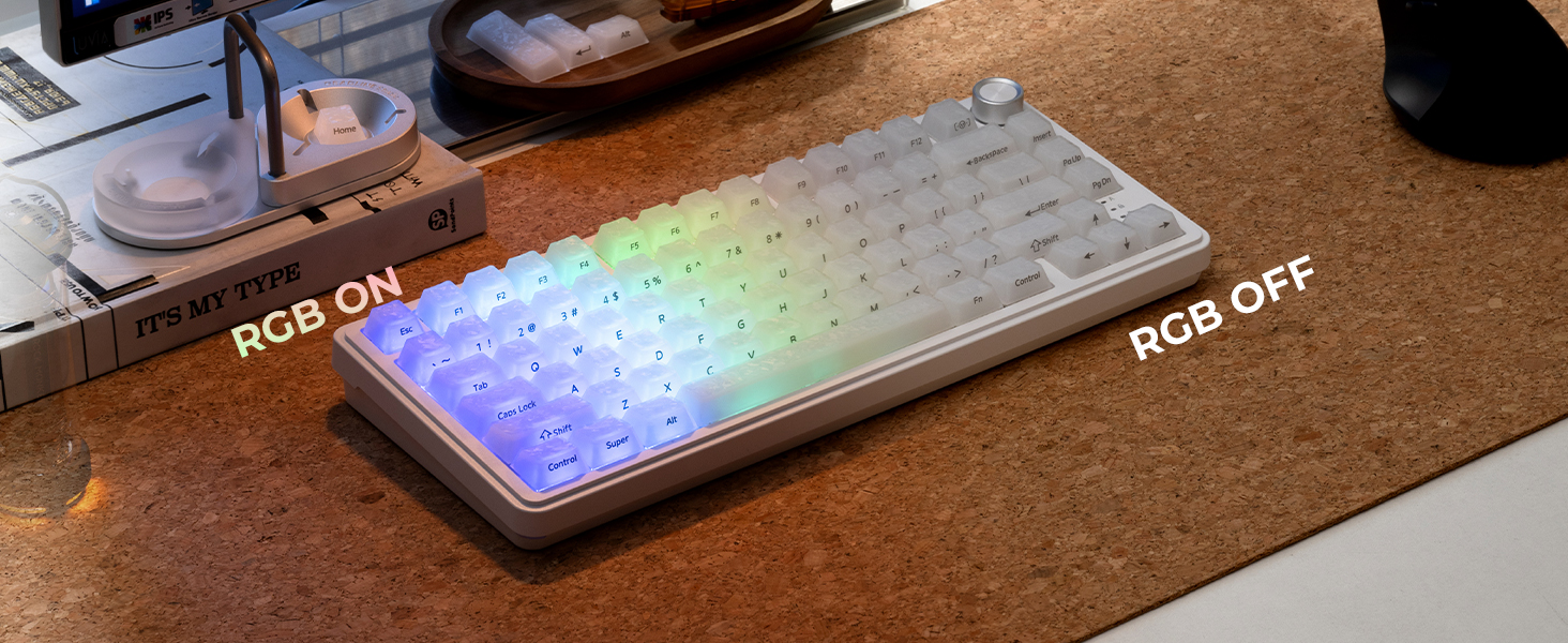 translucent keycaps