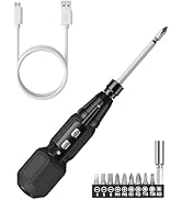 Electric Screwdriver Cordless, Rechargeable Power Screwdriver Set, Portable Repair Screwdriver Ki...