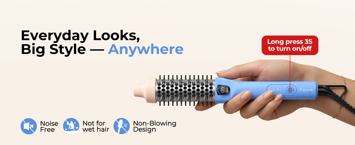 curling brush for short hair