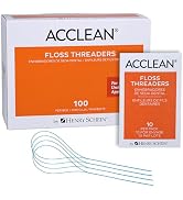 Acclean Floss Threaders, Dental Floss Threaders for Bridges, Orthodontic Appliances & Implants, 1...