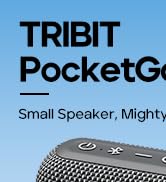 Tribit PocketGo Portable Bluetooth Speaker, 20H Playtime, IP68 Waterproof/Dustproof, Wireless, BT...