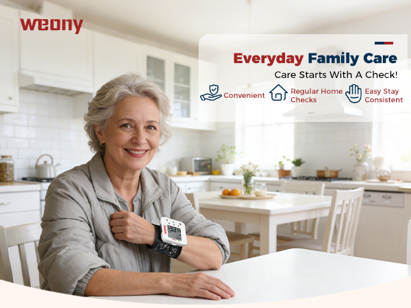 WEONY blood pressure monitors for home use,wrist blood pressure cuff