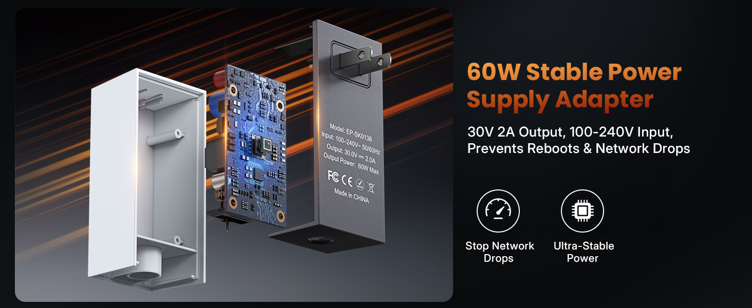 60W Power Supply for Starlink Mini