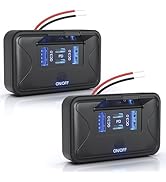 2PCS Gibbab 108W 4 Ports 12V RV USB Switch Outlet, 2 * 36W PD3.0 Type-C + 2 * 18W QC3.0 Quick Cha...