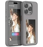 Smart NFC Ink Screen Phone Case for 15 Pro, Long Lasting Imaging Display DIY Photo, Anti Scratch ...