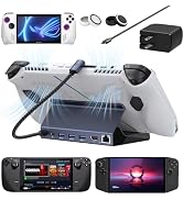 iVANKY Legion Go/ROG Ally/Steam Deck Dock with 65W PD Charger, 8-in-1 Hub Docking Station with HD...