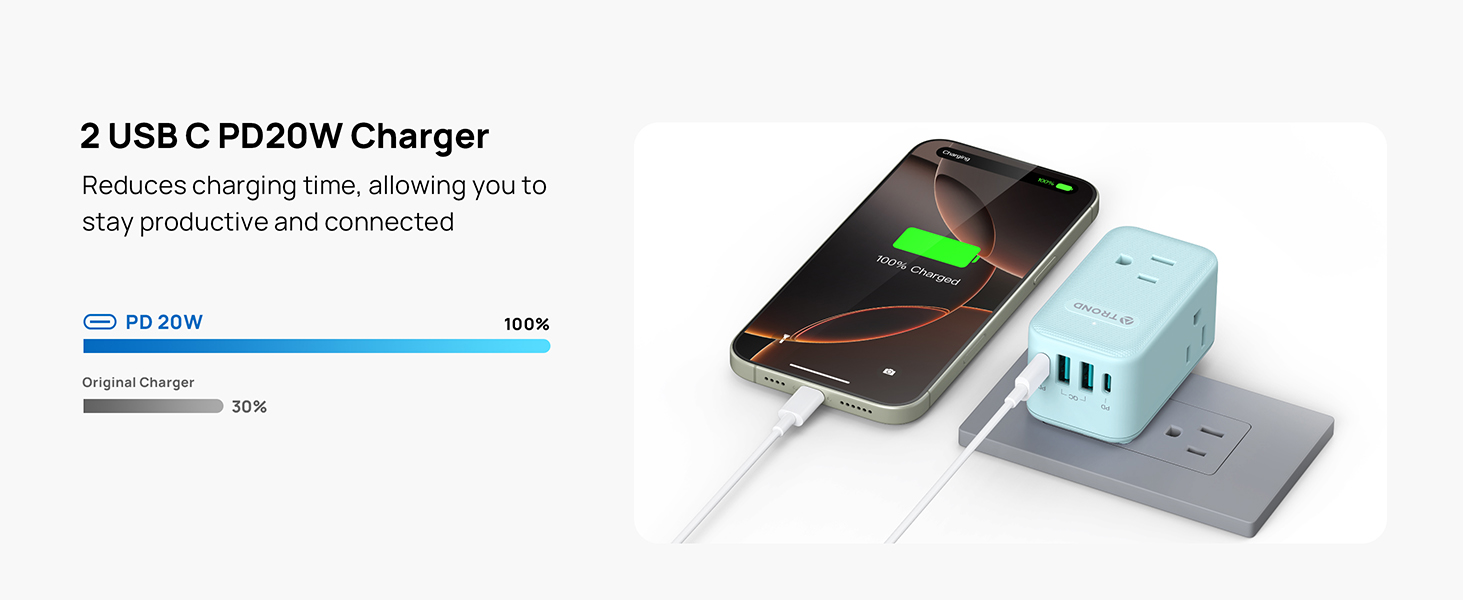 PD 20W USB C Plug Adapter