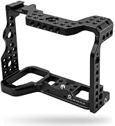 SOARSHOT Camera Cage for Sony A7S III/A7 IV/A1/A7R IV/A7R V, CNC Aluminum Full Camera Cage with 1...