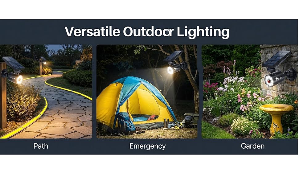 Solar Motion Sensor Lights Outdoor Waterproof