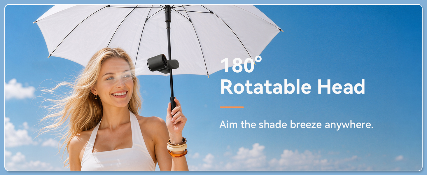portable fan clip on