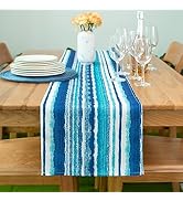 YiHomer Indoor Outdoor Tabletop for Spring Summer Decorations, Picnics and Dinner Parties - Stain...