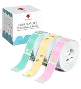 Phomemo D30 Label Maker Tape, Black on Party Balloon, Gift, Wine Patterns Sticker Thermal Label P...