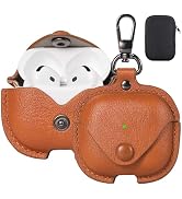 Maxjoy for AirPods 4 Case Leather, for AirPods 4th Generation Case Cover Leather AirPod Gen 4 Pro...