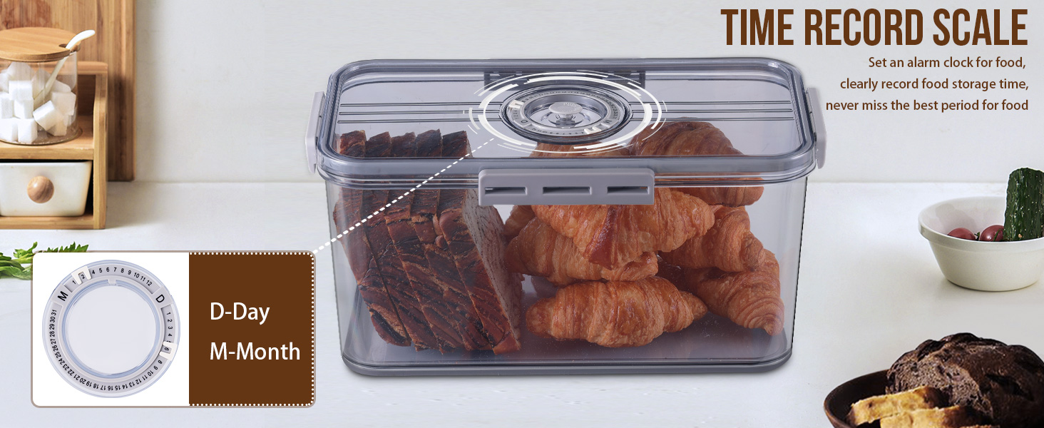 bread boxes for kitchen counter airtight