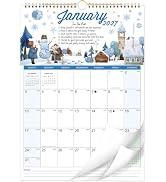 Artfan 2027 Calendar - 2027 Wall Calendar, JAN 2027 - DEC 2027, 17" x 12" | 2027 Wall Calendar 12...