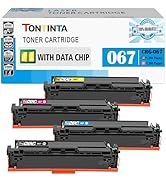 (with Data Chip) 067 CRG-067 CRG067 4 Colors Compatible Toner Cartridges Standard Capacity for Ca...
