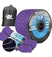 750Ib Reflective Paracord Rope,100' 200' 500' 1000',4mm 11 Strand Parachute Spool Cord with Colle...
